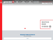 Tablet Screenshot of generatorsupercenter.com